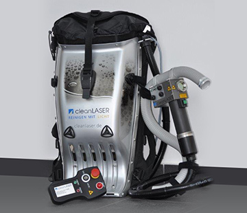 CL20 Backpack — Low Power laser cleaning system by Adapt Laser
